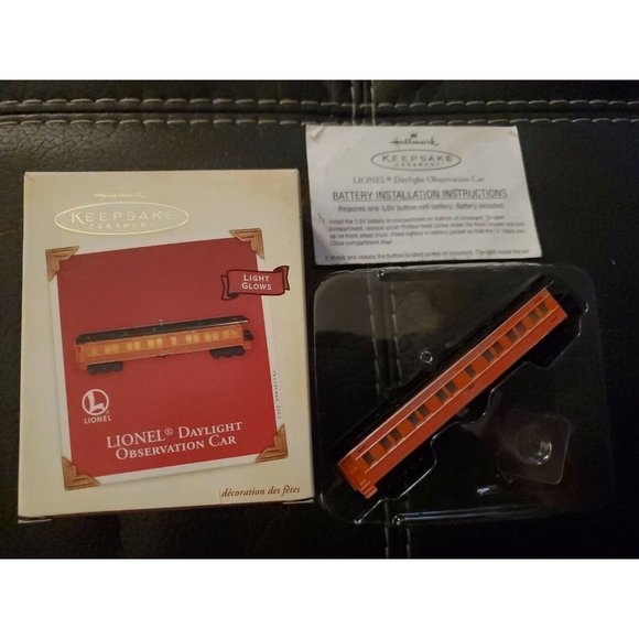 Hallmark Keepsake Ornament 2003 Lionel Daylight Observation Car Ornament - Picture 1 of 5